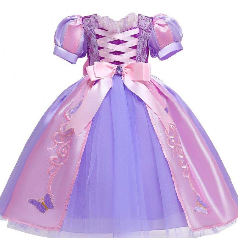 Baige Halloween Costume Дети по случаю дня рождения дети, детские детские платья для девочек Rapunzel Princess Dress