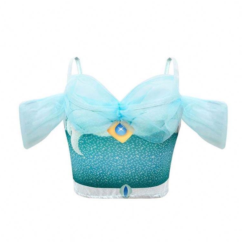Novedadess 2022 Halloween Cosplay Arabian Princess Aladdin и Jasmine Costume с украшениями HCAL-005