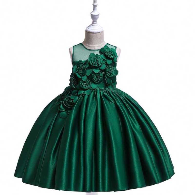 Baige Factory Price Children Kids Girls Fashion Boutique Girl Wedding Gutder Farting Droubt Presom L5068