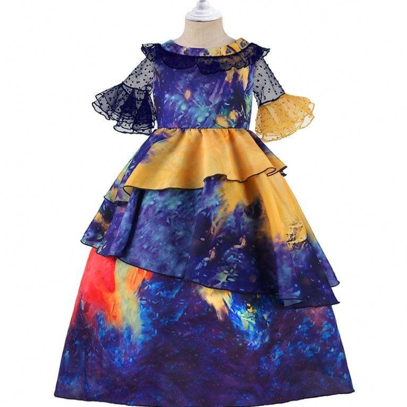 MQAT 2022 Princess Encanto Mirabel Isabella красочное костюм платье вечеринка на день рождения косплей модное платье