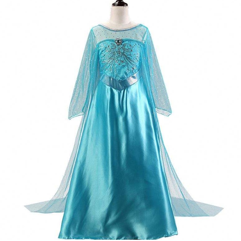 2021 Elsa 2 Хэллоуин Юбка для девочек платье хвостовое печатное платье Princess Children Bxlstw