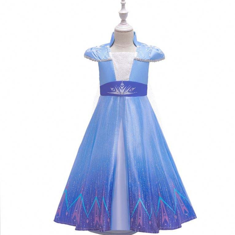 Новая принцесса Эльза Энн Косплей платья для девушек телевизионные костюмы для вечеринки на вечеринке Halloween Bx1709