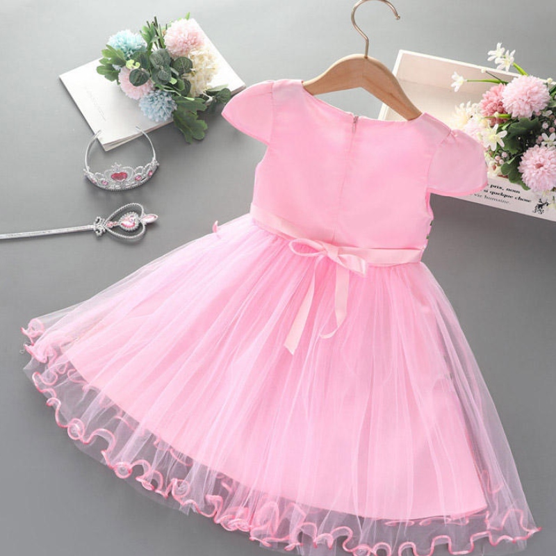 2-8Y Girls Dress Summer New Righteve Princess Elsa Mesh Tutu юбка для детей на день рождения.