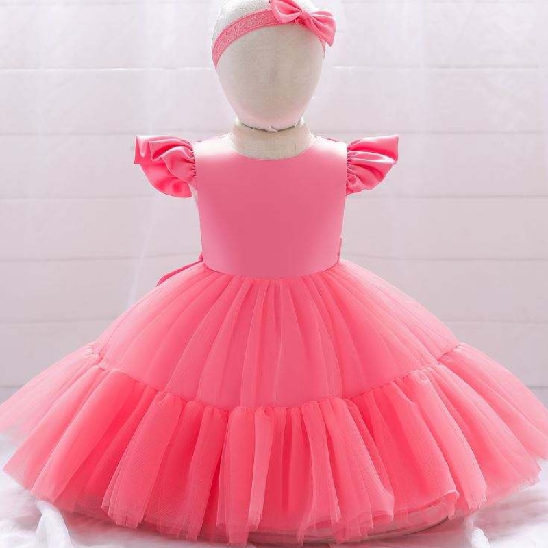 Baige Mesh Satin Princess Girm