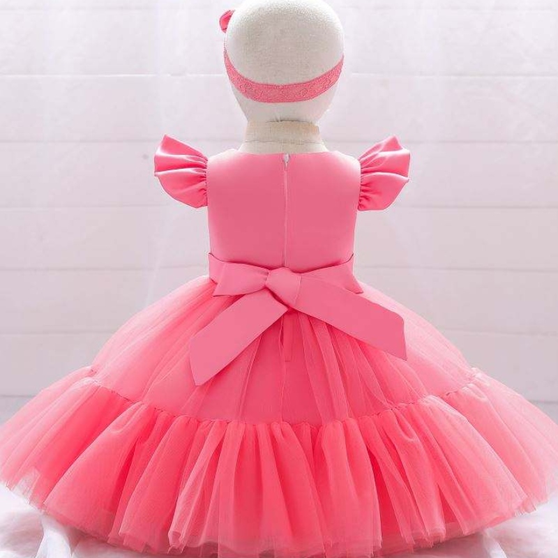 Baige Mesh Satin Princess Girm