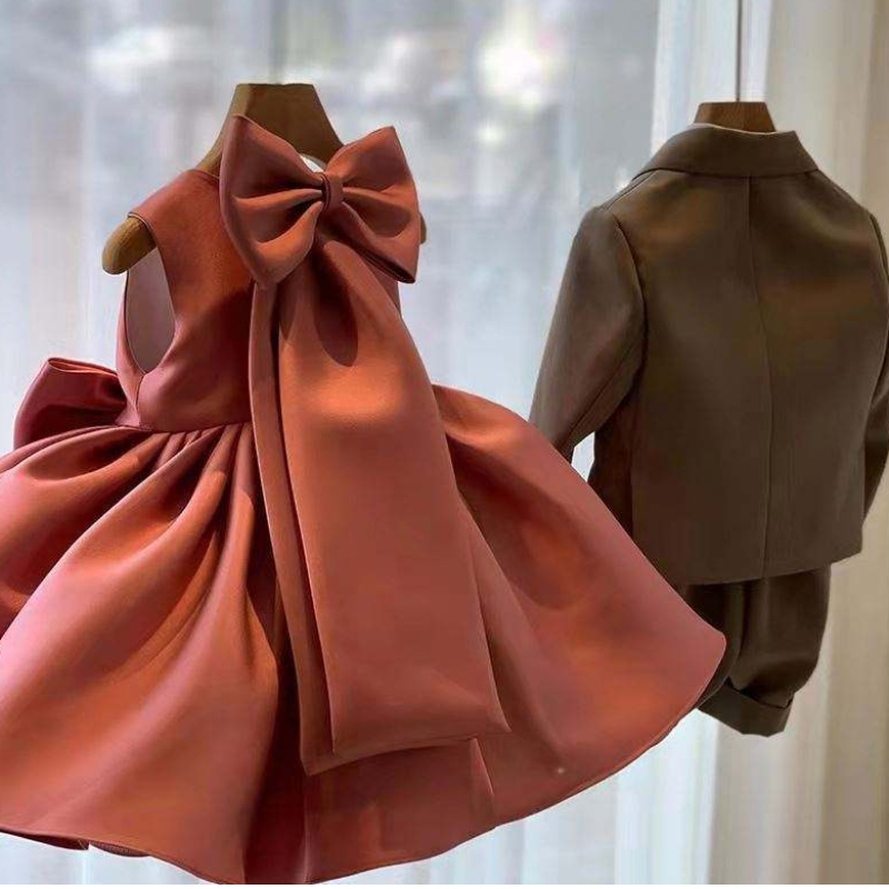 Baige New Design Girls Dress Summer Little Girl Princess Party Bow Kids Formal Dress детская выпускная одежда