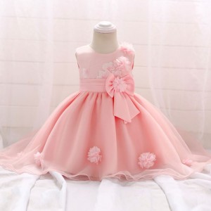 Girls Flower Girl Dress детские свадебные платья вечеринка первая общениеn День рождения цветочная вечеринка мод