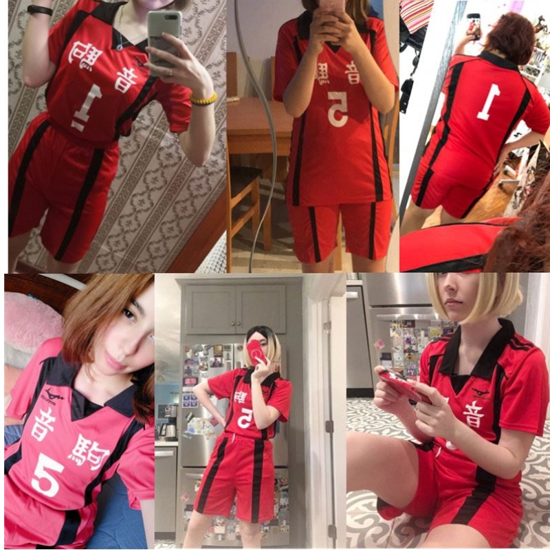 Взрослые Haikyuu Nekoma High School#5 1 Kenma Kozume Kuroo Tetsuro Cosplay Haikiyu Volley Ball Team Team