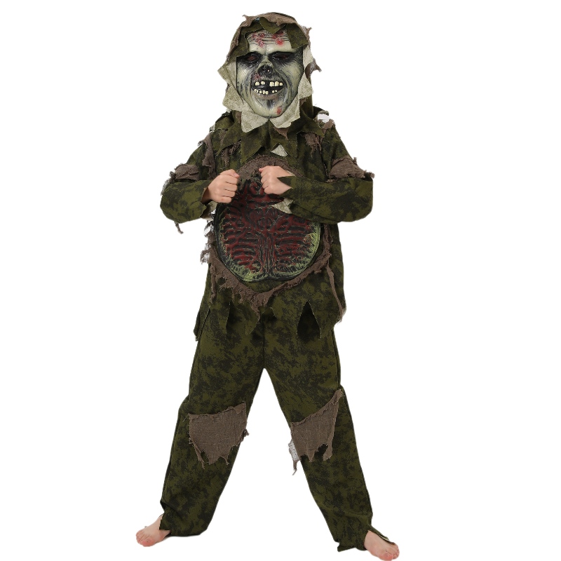 Kid\'s Halloween Zombie Costume Cosplay Coy Monster Costum